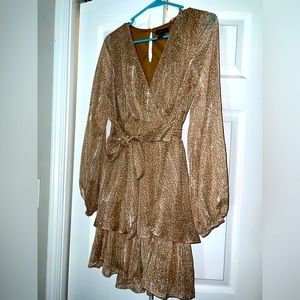 Japna Champagne-colored Party Dress size M